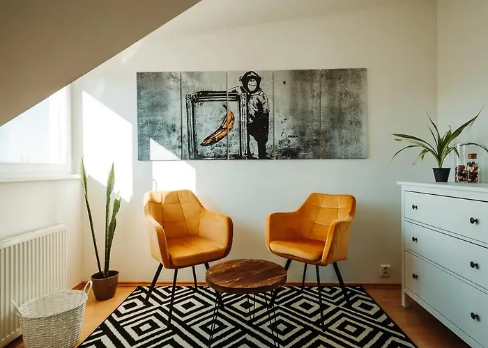 Majestic Views From A 60m2 Private Terrace - Castle, Cathedral, Old Town Bratislava